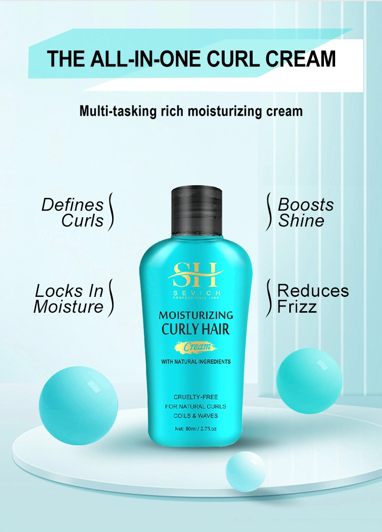 Sevich Hair Care Products Leave in Curl Cream Private Label Smoothing Moisturizing Hair Cream Curly Cream Curl Activator