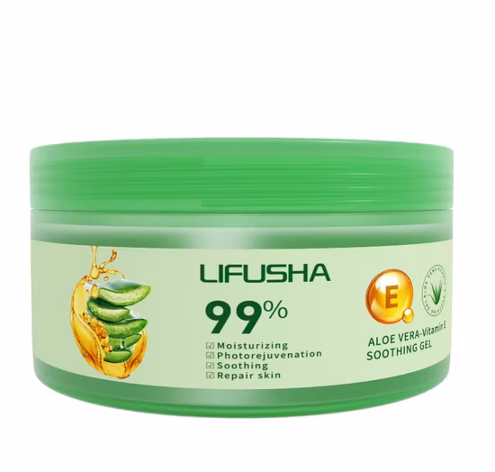 Органический гель алоэ вера для восстановления волос на лице, солнечных ожогов, прыщей после загара